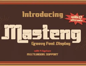 Masteng font