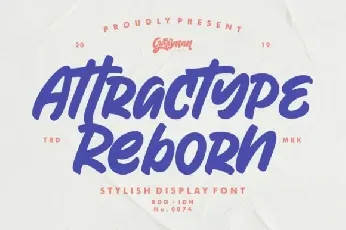 Attractype Reborn Script font