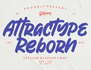 Attractype Reborn Script font