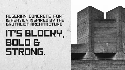 Algerian Concrete font