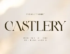 Castlery font