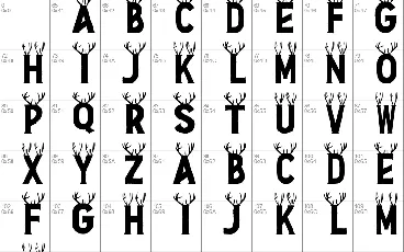 reindeer-christmas-font