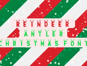 reindeer-christmas-font