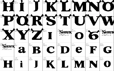 Shrek font