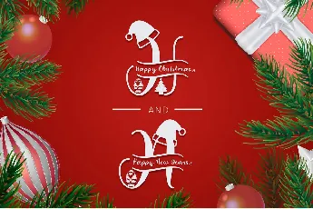 Diary Santa Monogram font