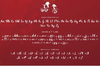 Diary Santa Monogram font