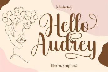 Hello Audrey font