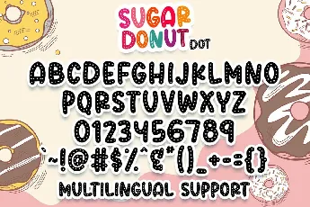 Sugar Donut Line font