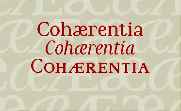 Cohaerentia font