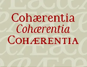 Cohaerentia font