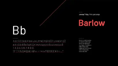 Barlow Family font