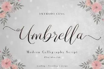 Umbrella Script font