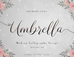 Umbrella Script font