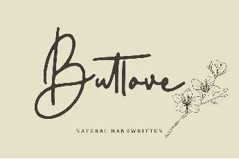 Butlove font