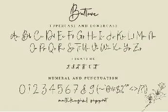 Butlove font