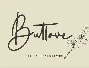 Butlove font