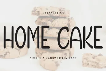 Home Cake Display font