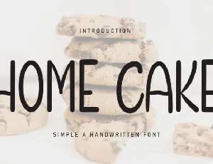 Home Cake Display font