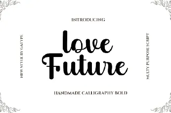 Love Future font