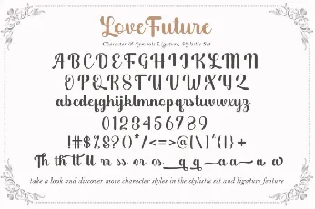 Love Future font