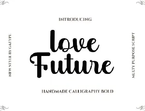 Love Future font