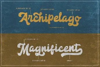 Anggada FREE font