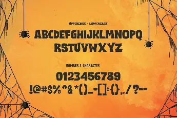 SCARY And SPICY font