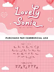 Lovely Sonia font