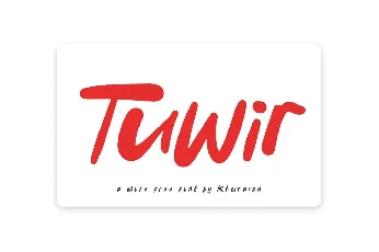 Tuwir font