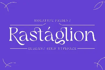 Rastaglion font