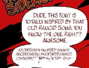 Vigilante Sidekick font