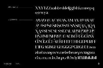 Mangsi Serif font