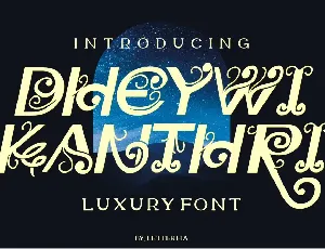 Dhewi Kanthri font