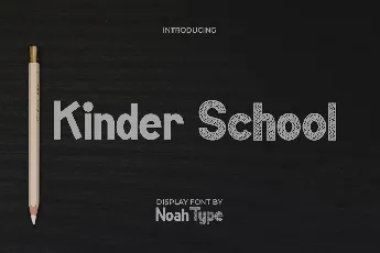 Kinder School font