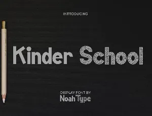 Kinder School font