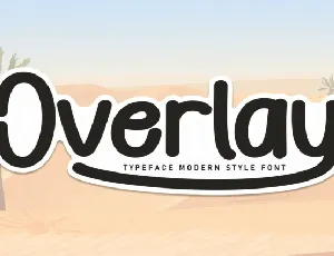 Overlay Display font