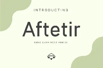 Aftetir font