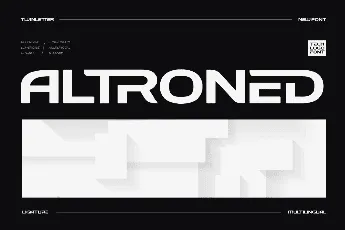 ALTRONED Trial font