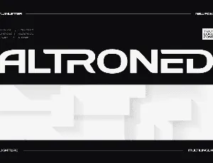 ALTRONED Trial font