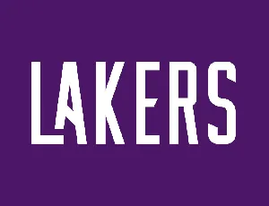 Lakers font