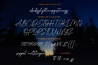 Raflessia Elegant Signature font