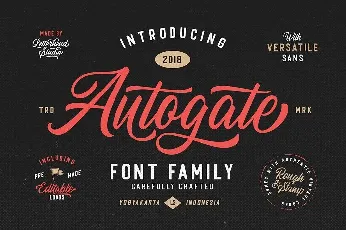 Autogate Duo font