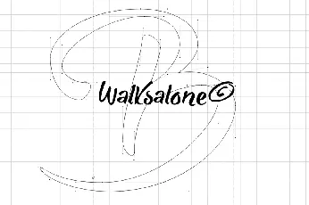 She Always Walks Alone Free font