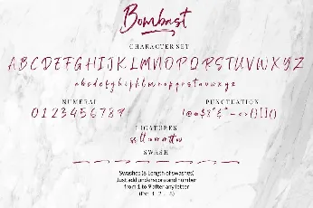 Bombast font