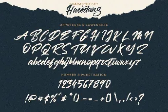 Haredang font