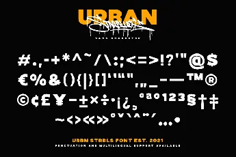 Urban Starblues Demo font