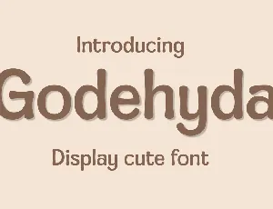 Godehyda font