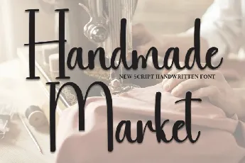 Handmade Market Script font