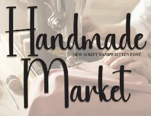 Handmade Market Script font