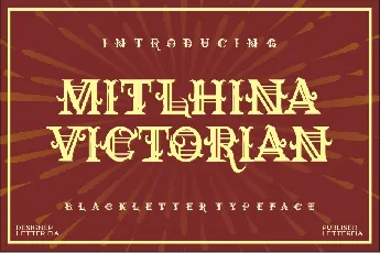 Mitlhina Victorian font